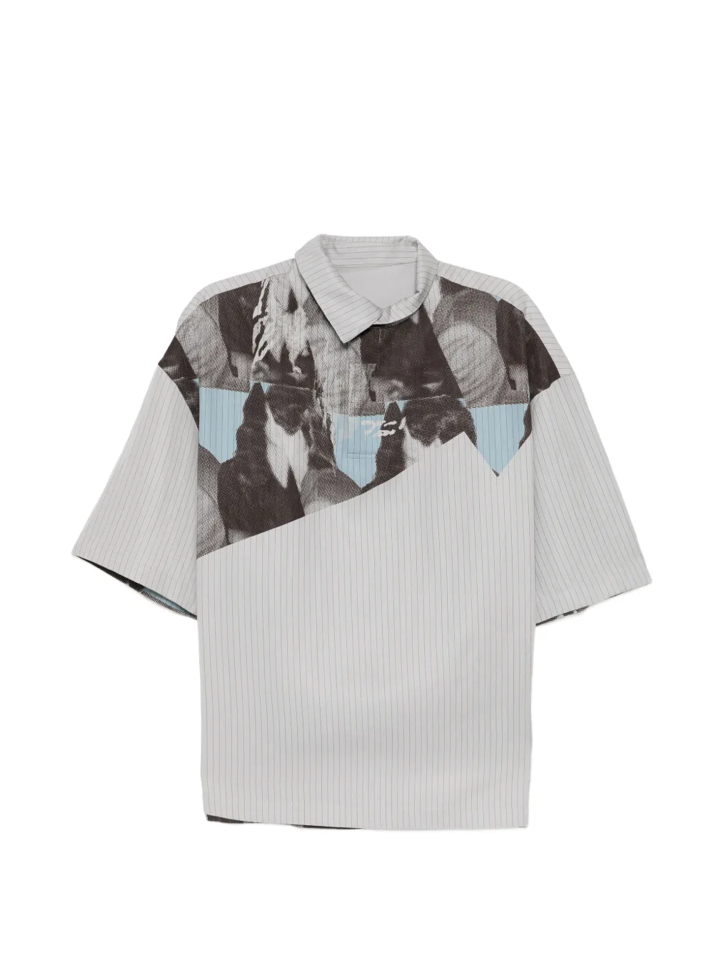 CROQUIS Polo con stampa grafica - Grigio