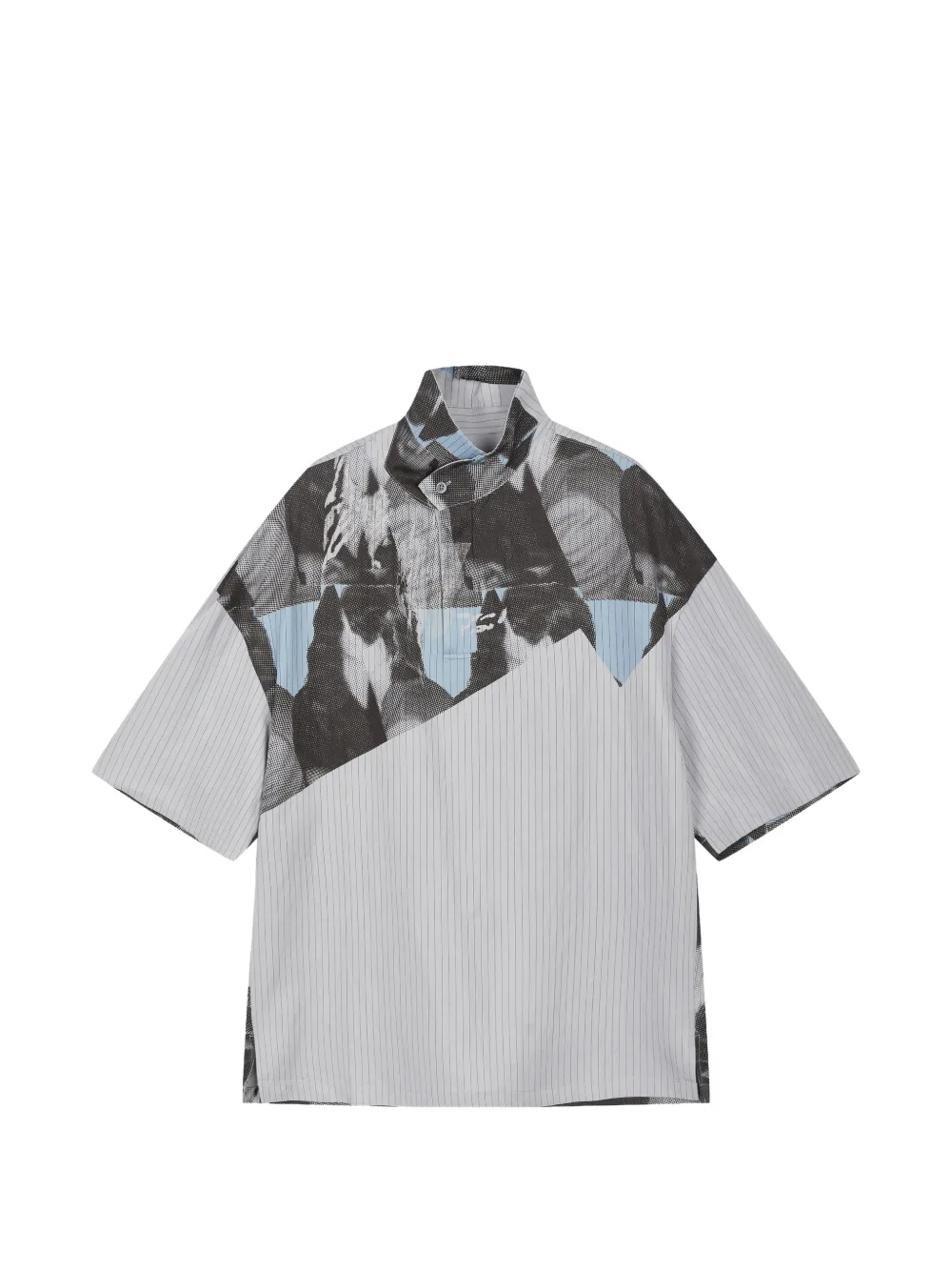 CROQUIS Polo con stampa grafica - Grigio