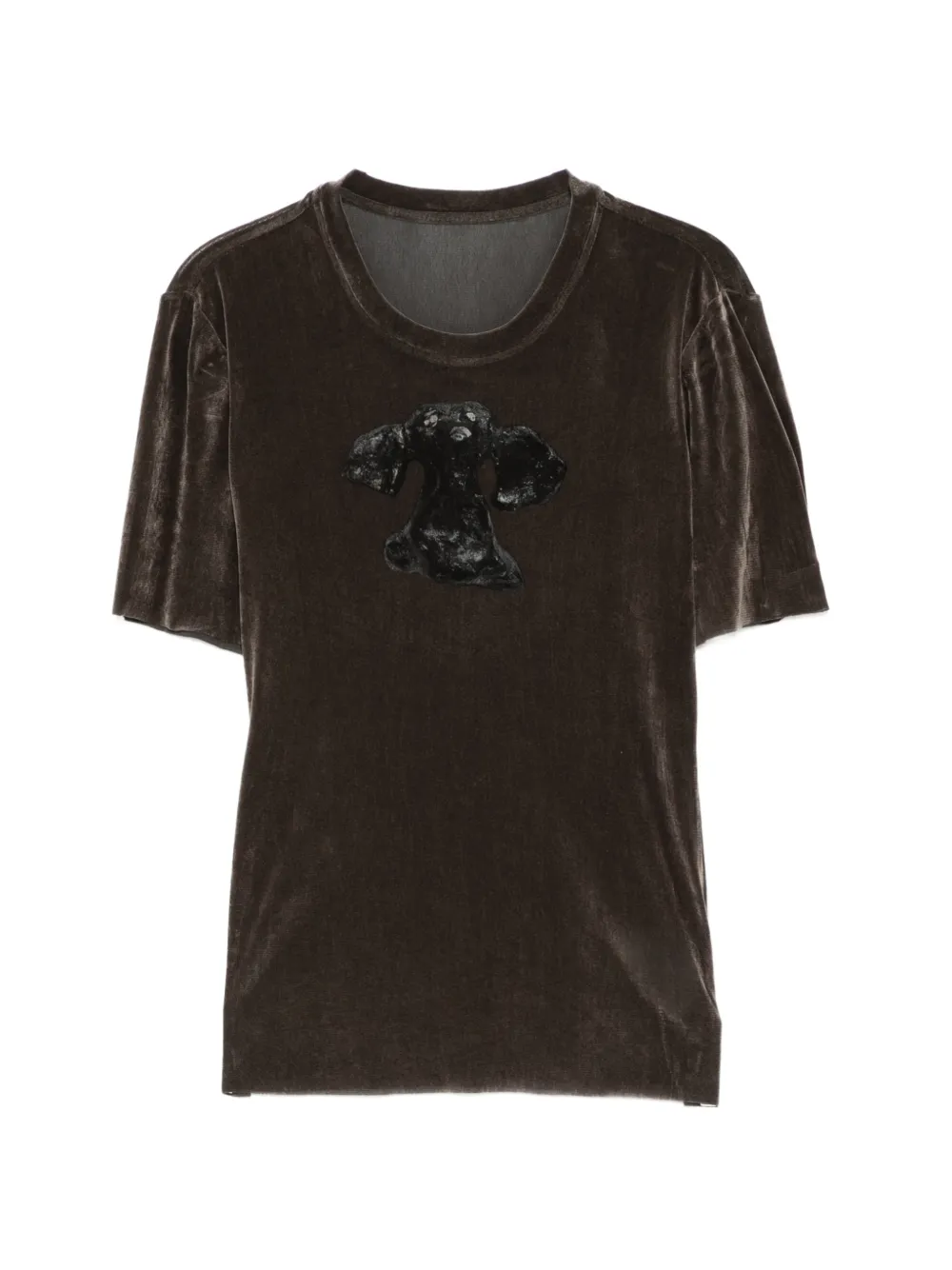 JNBY T-shirt in velluto - Grigio