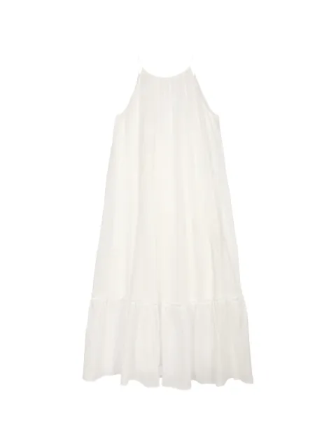 LESS cutwork spaghetti-strap maxi dress