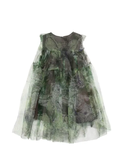 jnby by JNBY robe volantée à imprimé abstrait