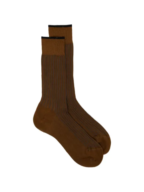 Zegna ribbed mid-calf socks