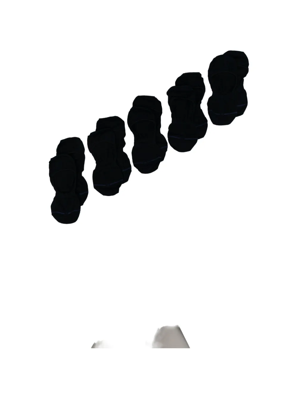 Zegna no-show socks - Schwarz