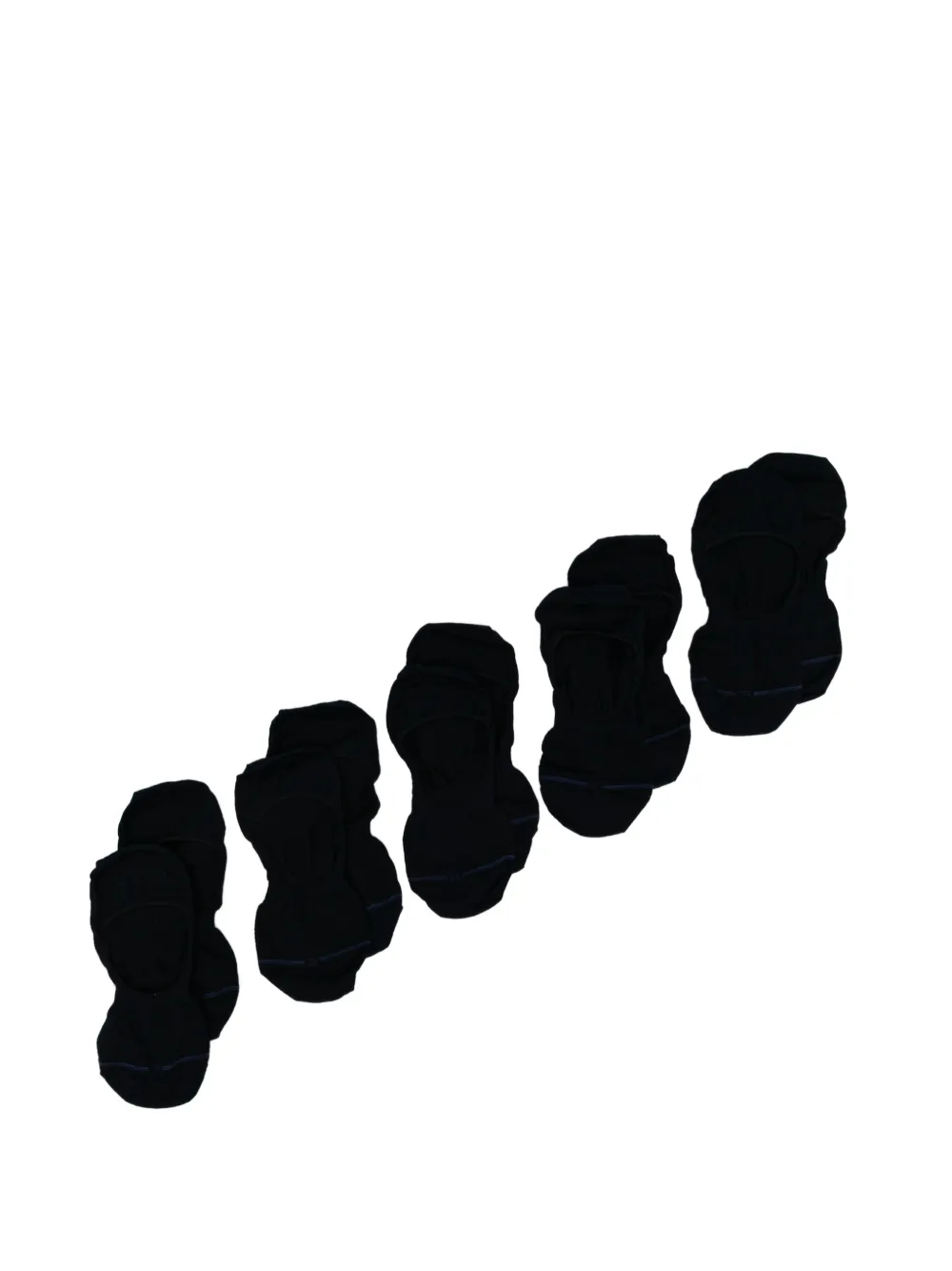 Zegna no-show socks - Nero