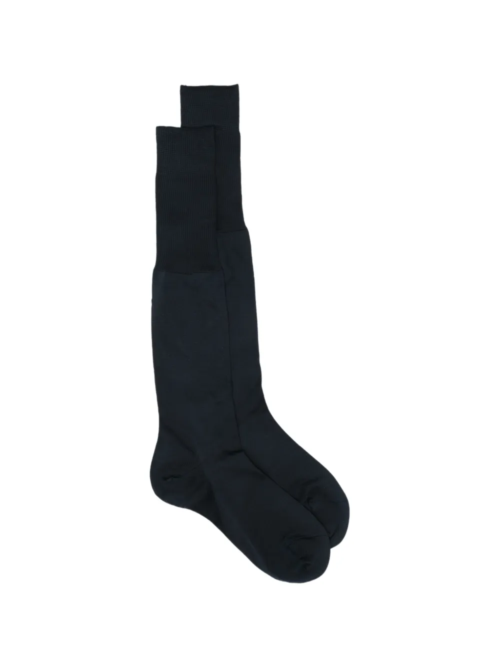 Zegna knee socks - Blu