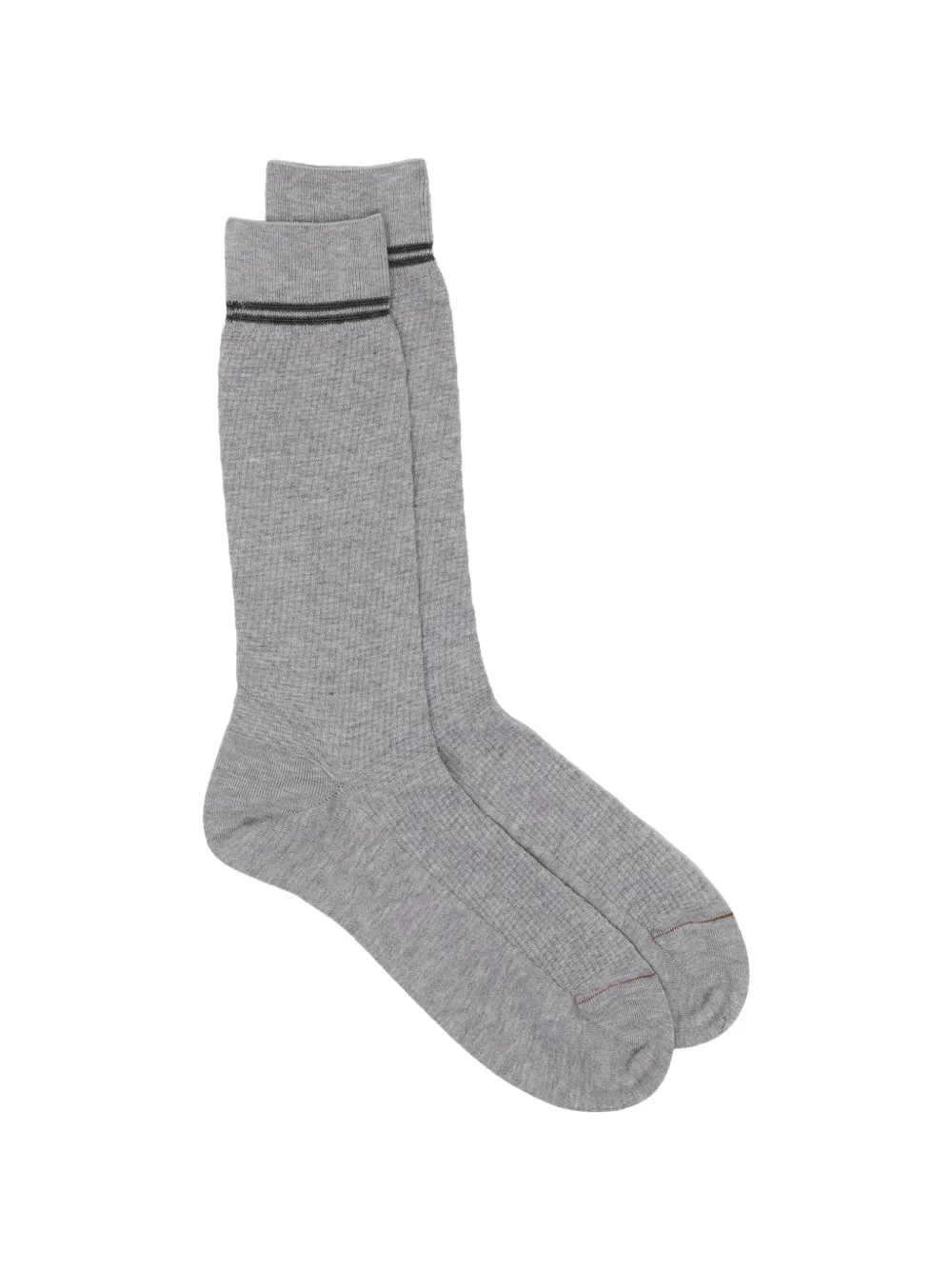 Zegna textured mid-calf socks - Grigio