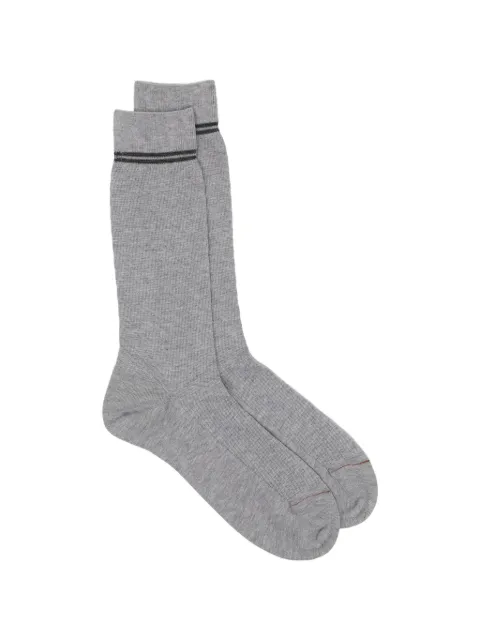 Zegna textured mid-calf socks