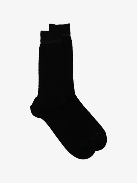 Zegna striped mid-calf socks