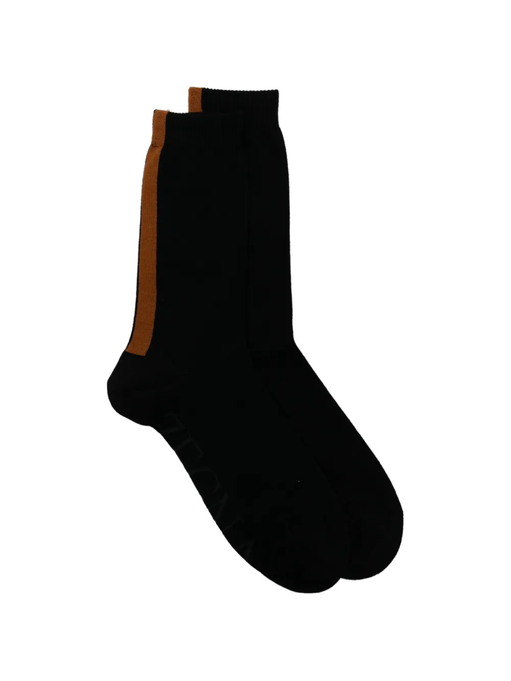 Zegna Signifier socks - Nero