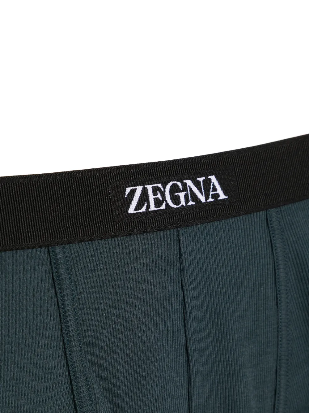 Zegna Boxershort met logoband Groen