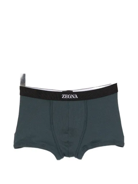 Zegna logo-waistband trunks