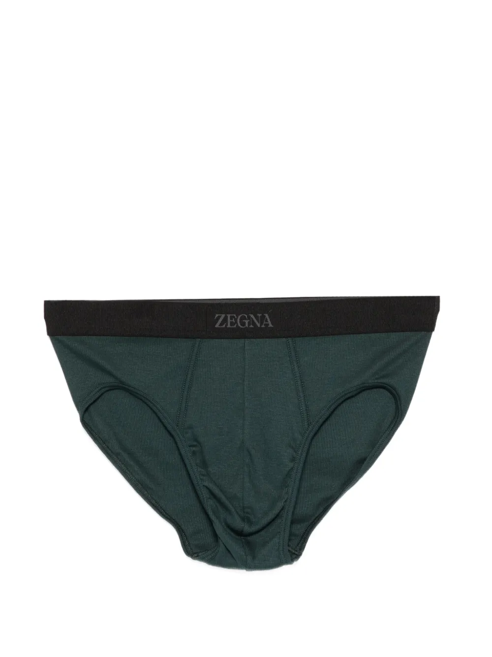 Zegna logo-waistband briefs - Verde