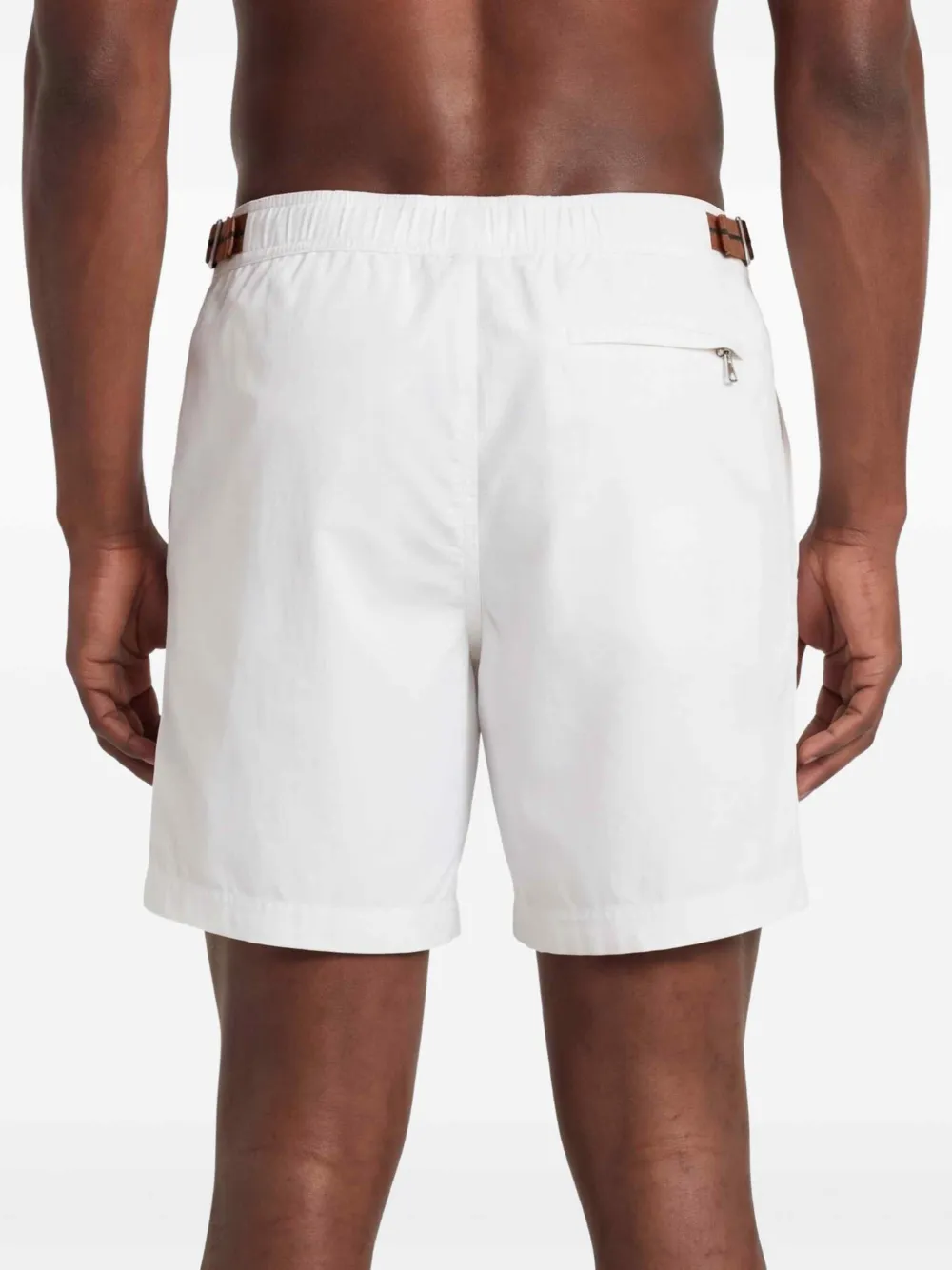 Zegna Straight zwembroek Wit