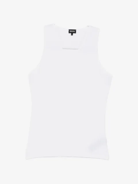 Zegna crew-neck tank top