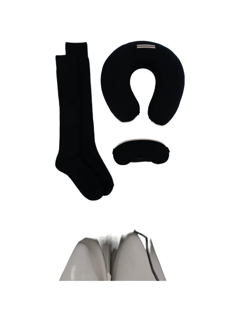 Zegna wool travel set - Schwarz