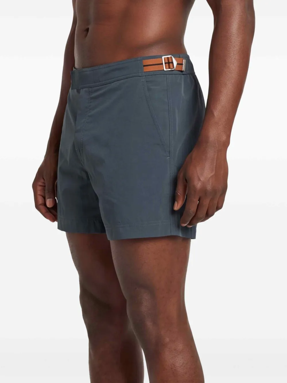Zegna Zwembroek met gespsluiting Blauw