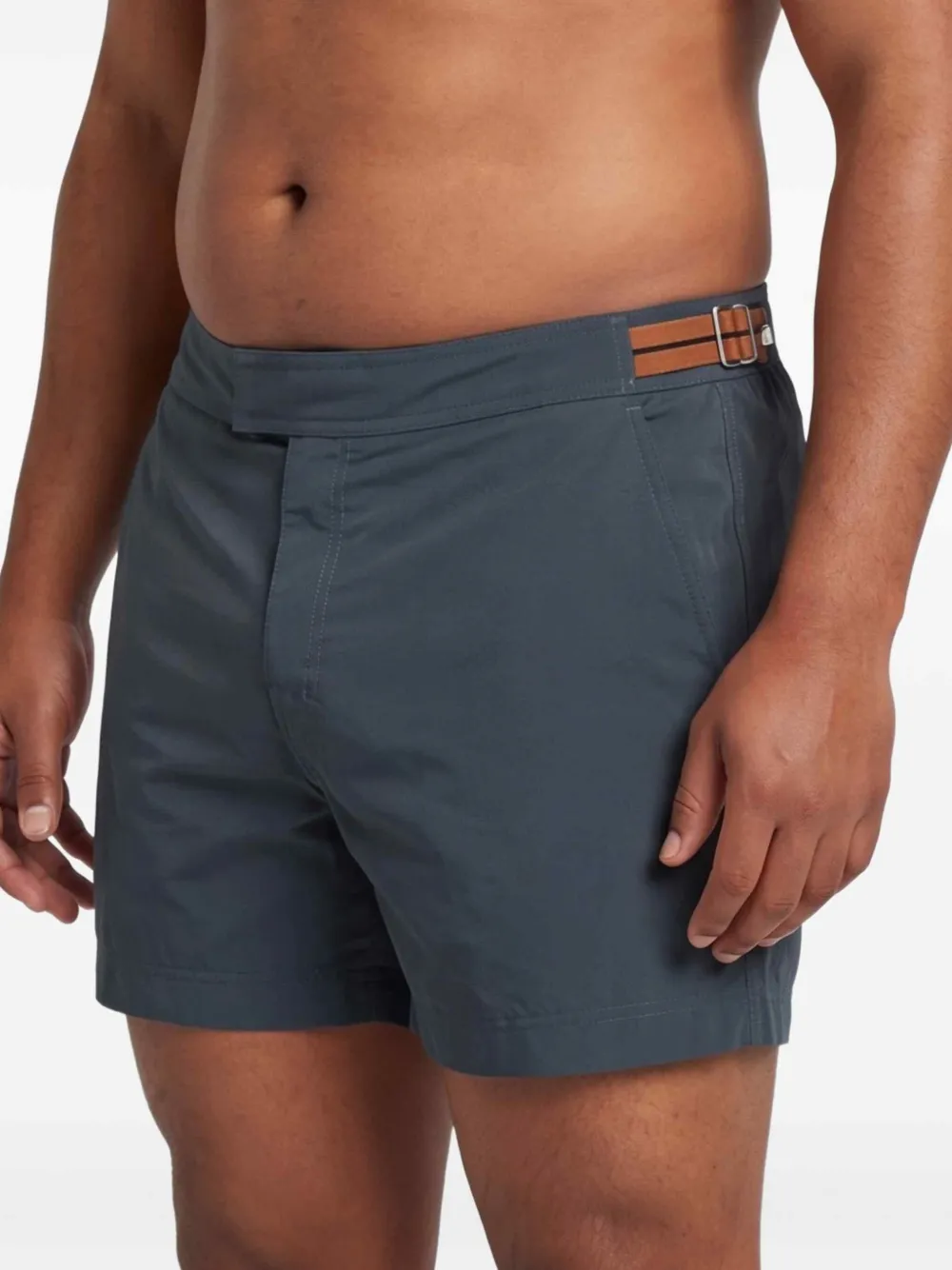 Zegna Zwembroek met gespsluiting Blauw