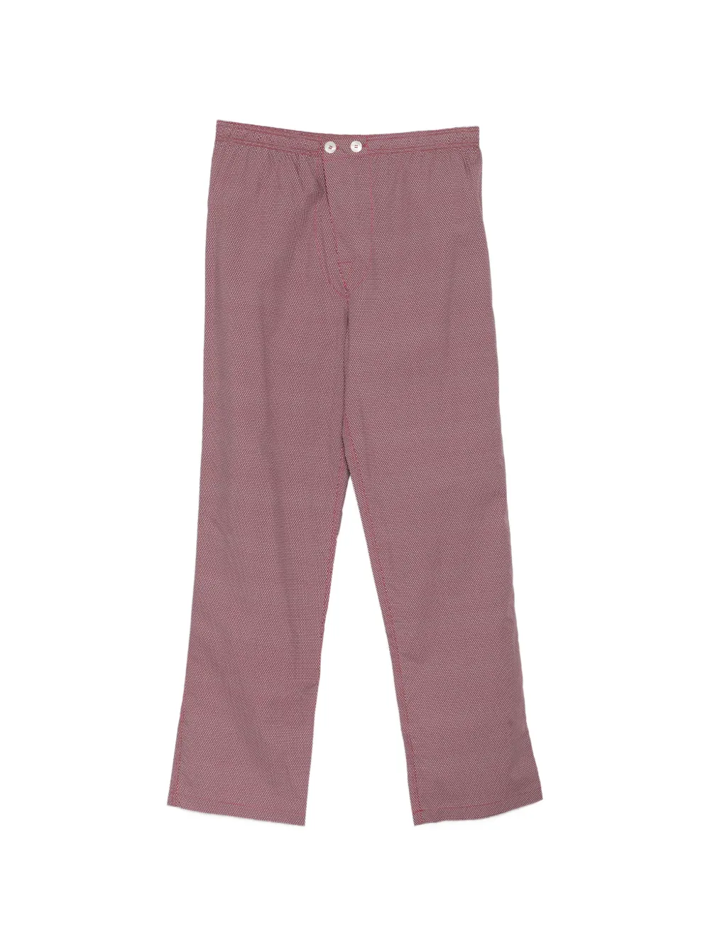 Zegna patterned lounge trousers - Rosso