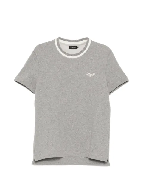 Zegna playera con logo bordado