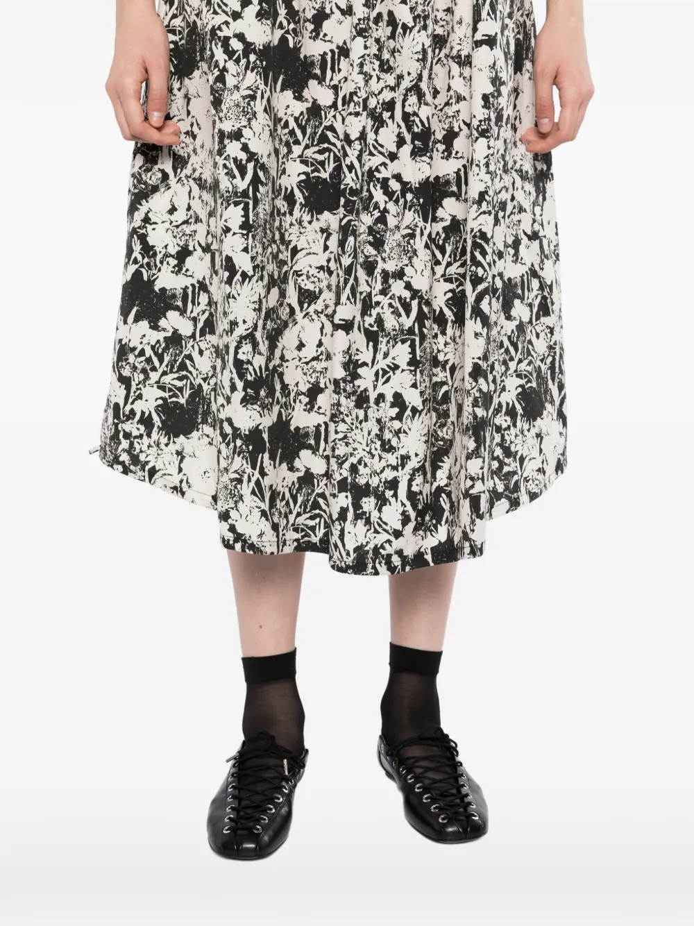 JNBY Bandeau rok met bloemenprint Wit