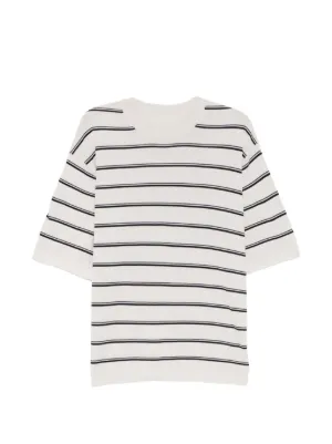 Auralee ストライプ ロングTシャツ | ニュートラル | FARFETCH JP