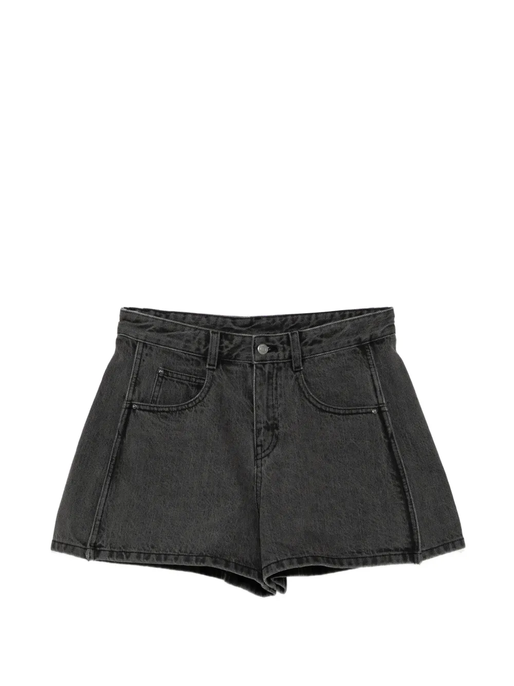 JNBY Shorts denim a vita alta - Grigio