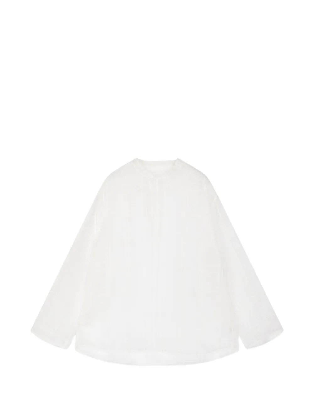 LESS Blusa a quadri - Bianco