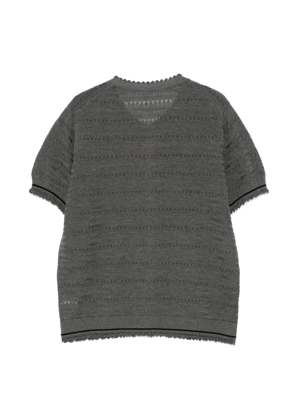 JNBY Gebreide gewelfde blouse Grijs