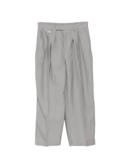 JNBY pantalones tapered con pinzas