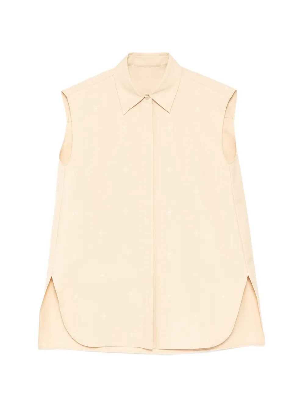 LESS Canotta con perline - Toni neutri