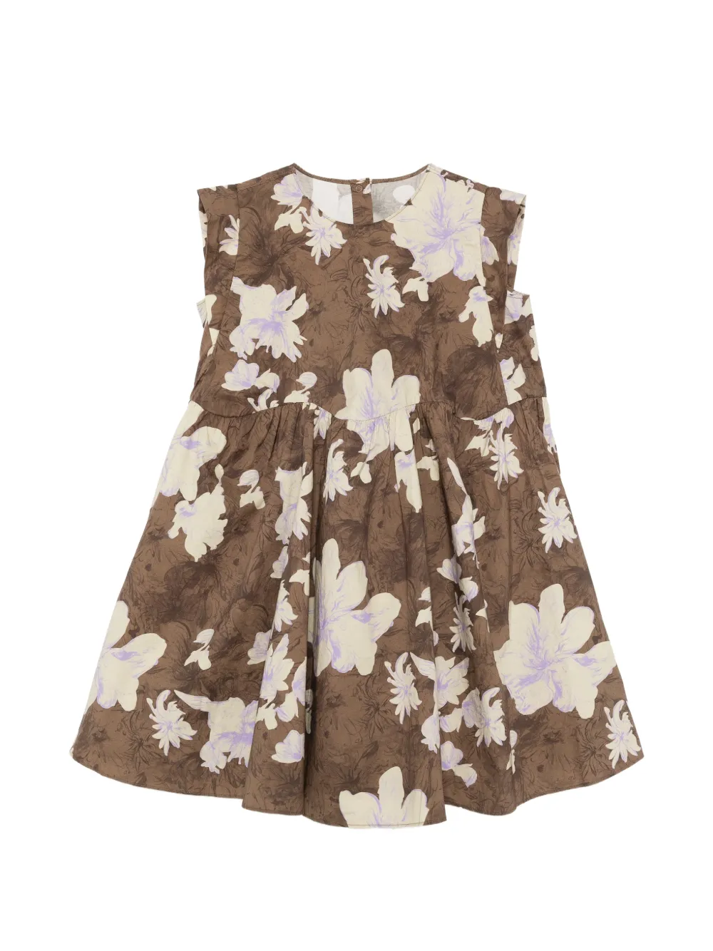 Jnby by JNBY Jurk met bloe print Bruin