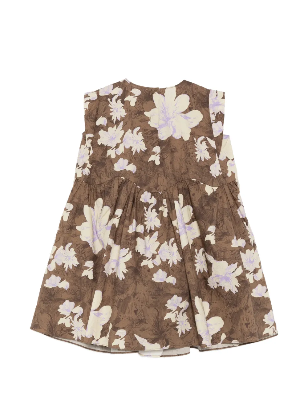 jnby by JNBY Jurk met bloemenprint Bruin