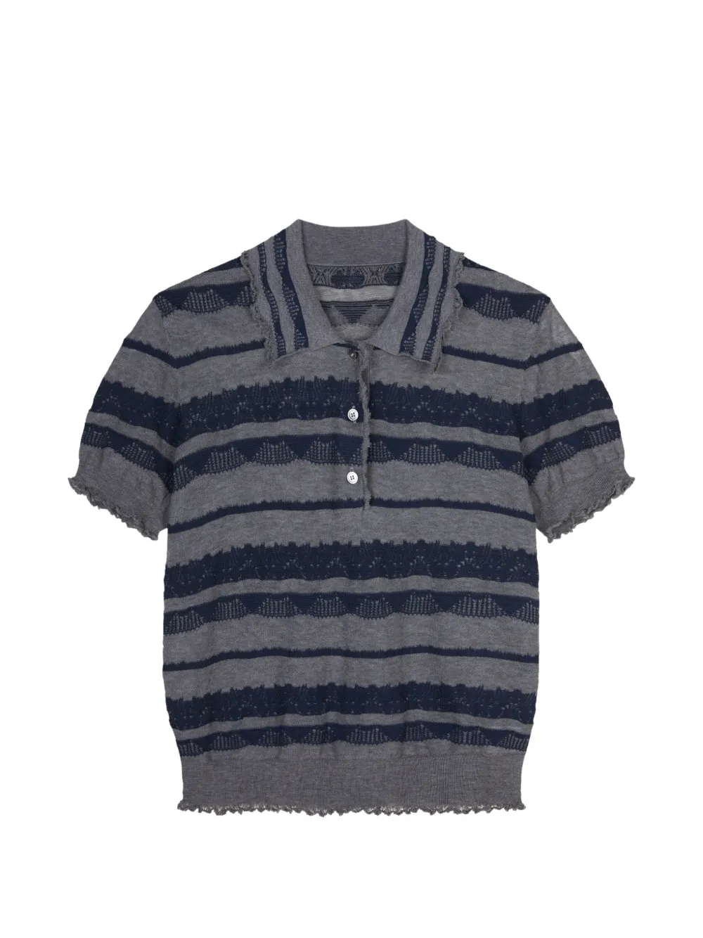 JNBY Polo a righe - Grigio