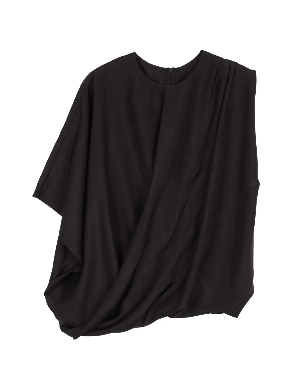 LESS Top con maniche asimmetriche - Nero