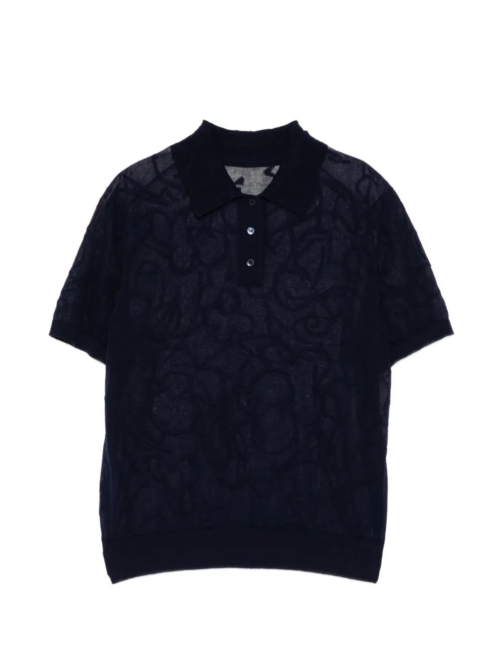 JNBY Polo jacquard - Blu