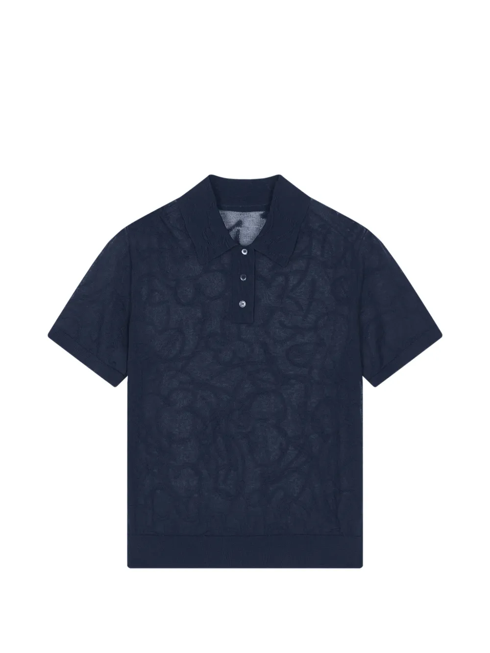 JNBY Polo jacquard - Blu