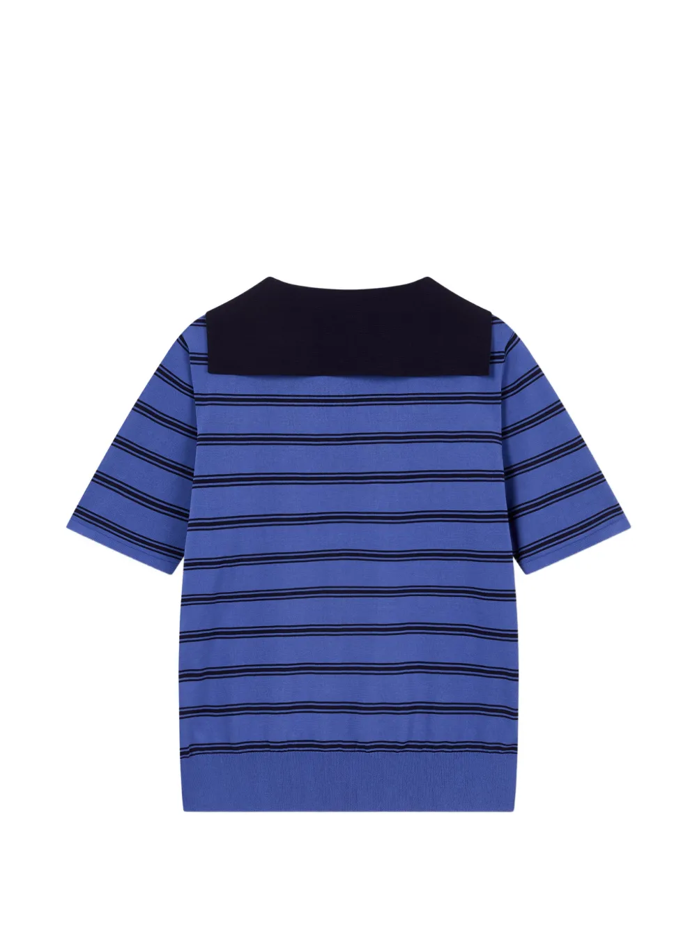 TOMBOY Gestreept T-shirt met matrozenkraag Blauw