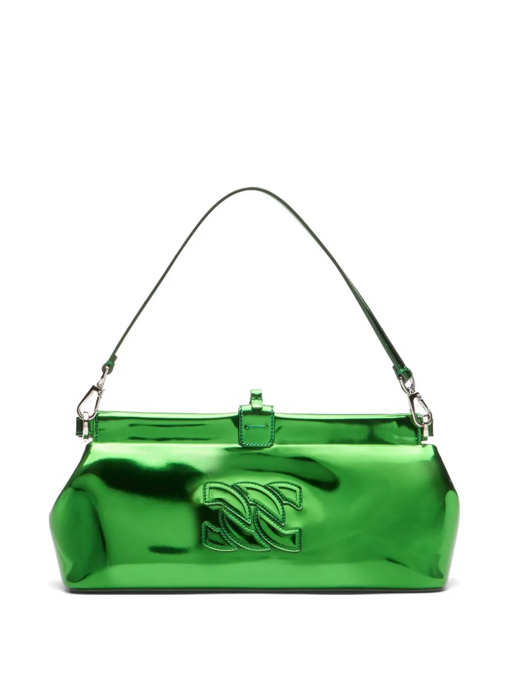 Casadei Interstellar logo-detail shoulder bag - Verde