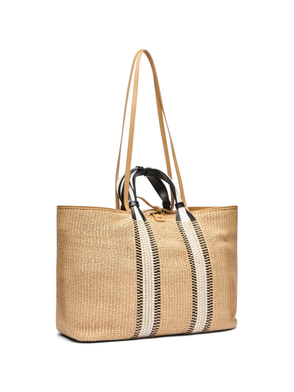 Casadei Amalfi woven shoulder bag - Toni neutri