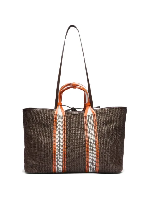 Casadei Amalfi woven shoulder bag