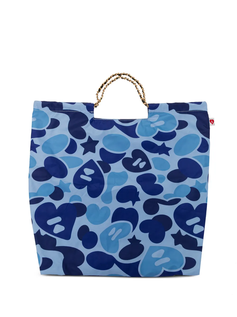 APEE™ by *A BATHING APE® Borsa tote con stampa - Blu