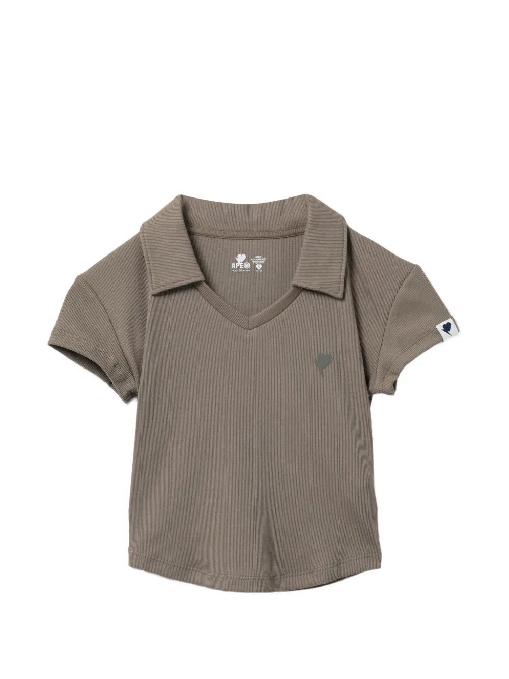 APEE™ by *A BATHING APE® heart logo polo