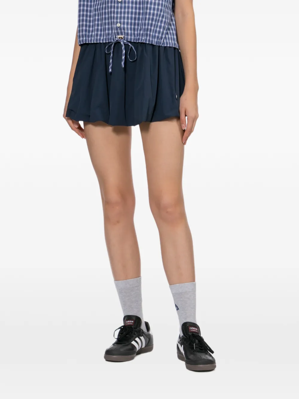 APEE™ by *A BATHING APE Mini-rok met logopatch Blauw