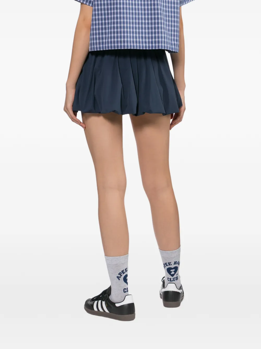 APEE™ by *A BATHING APE Mini-rok met logopatch Blauw