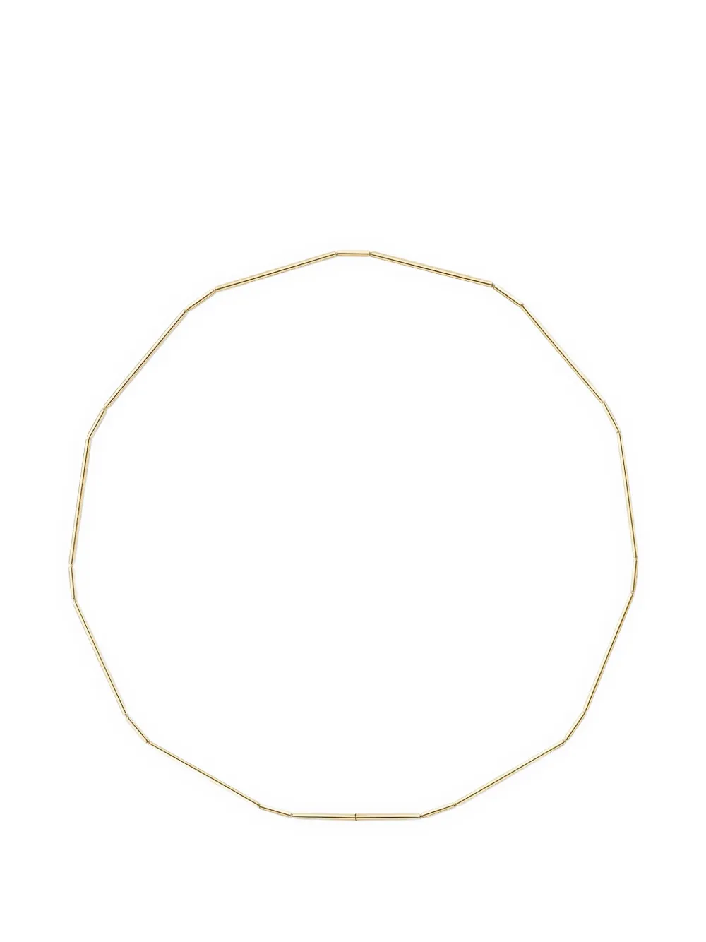 Shihara Construction Lines chain-link necklace - Oro
