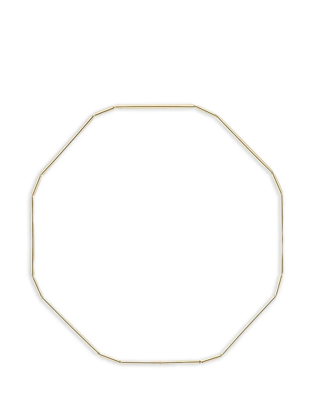 Shihara Construction Lines chain-link necklace - Oro