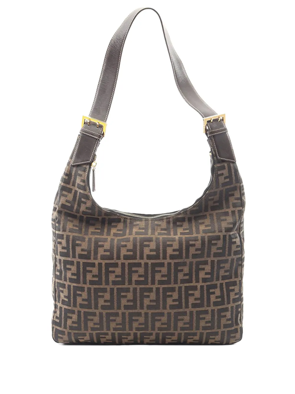 Fendi Pre-Owned 2000-2010 Zucca Canvas shoulder bag - Marrone