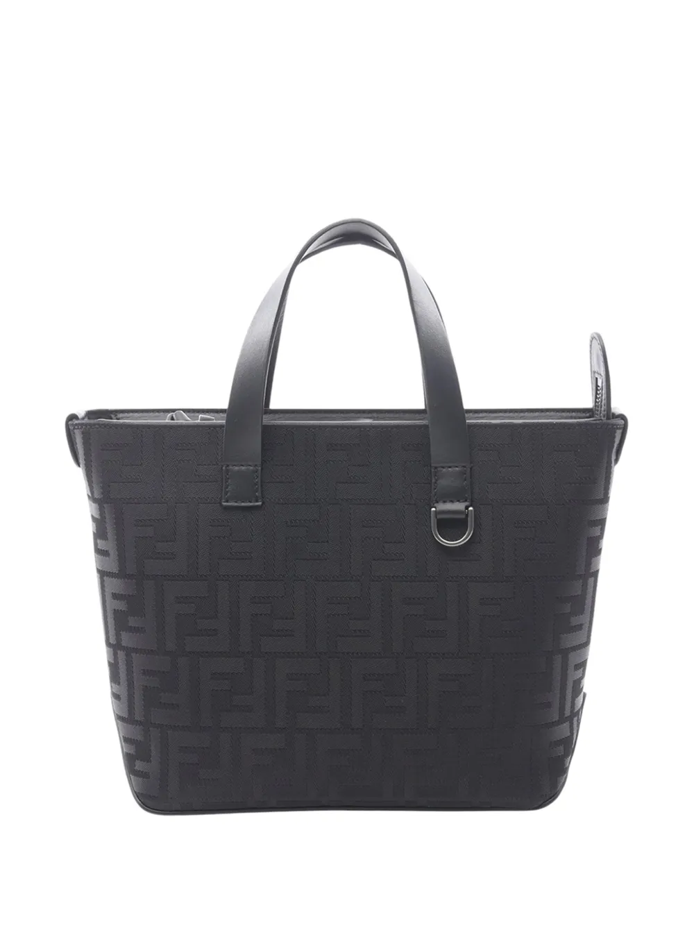 Fendi Pre-Owned 2000-2010 Small FF Canvas tote bag - Nero