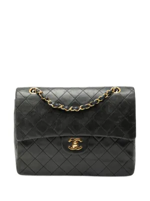CHANEL ブラック キルティング ミニバッグ CHANEL Pre-Owned 2021-2026 ミニ キルティング パテント グラフィック