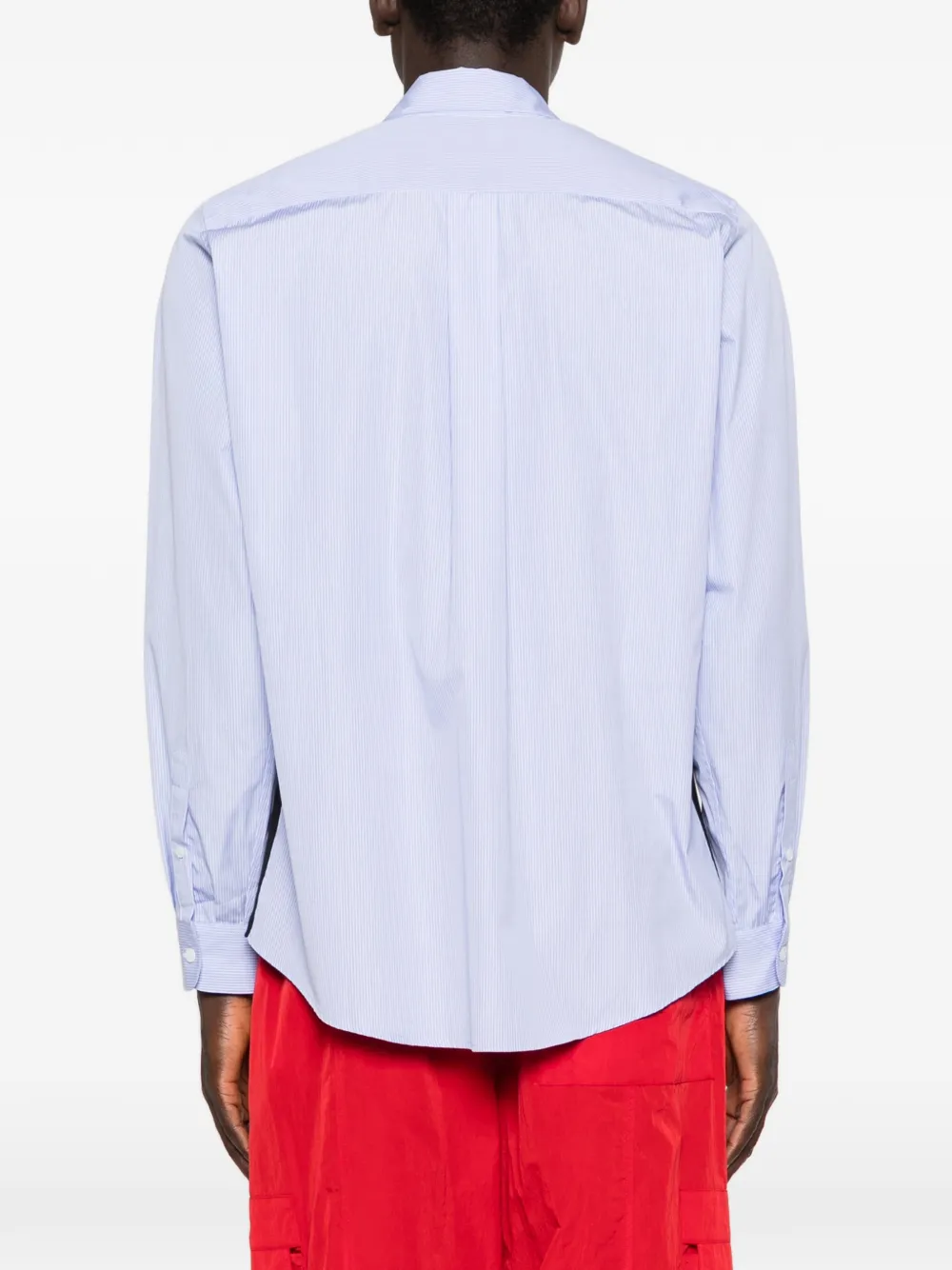Martine Rose Poloshirt met logostreep Blauw